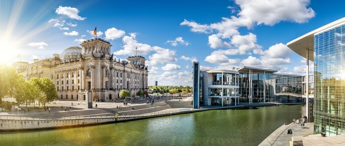 Fototapete Panoramalandschaft Berlins