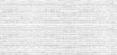 Panoramische weiße Ziegelwand