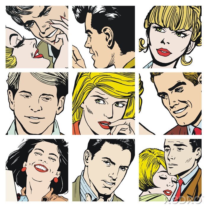 Fototapete Pareja de enamorados