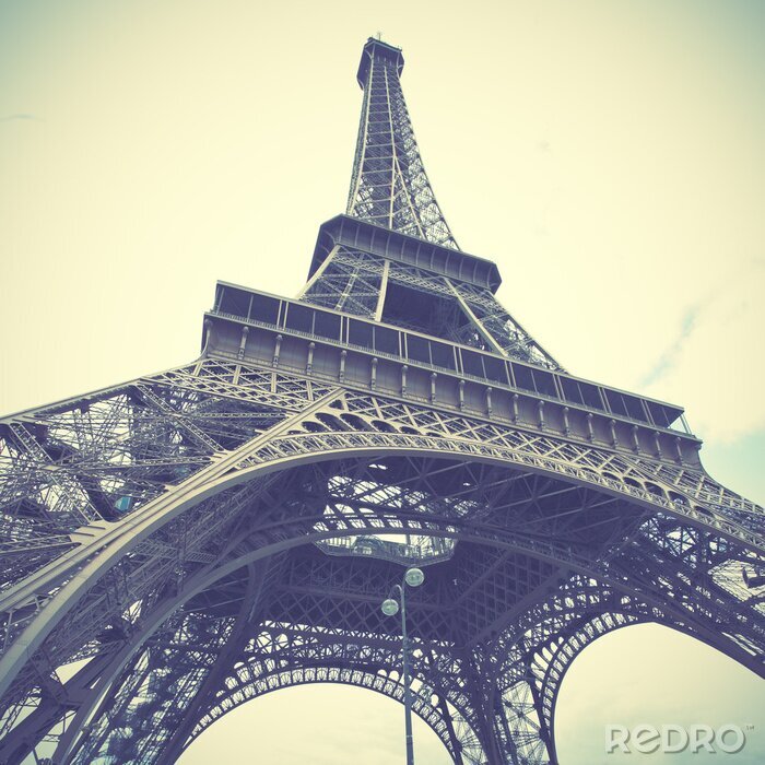 Fototapete Paris Eiffelturm in Sepia