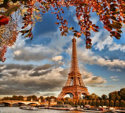 Fototapete Paris im Herbst