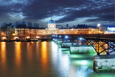 Fototapete Paris in der Nacht
