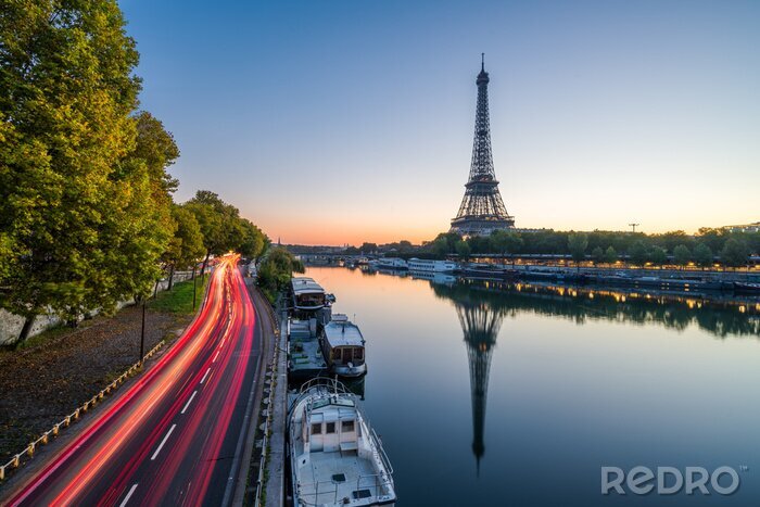 Fototapete Paris mit Blick von oben