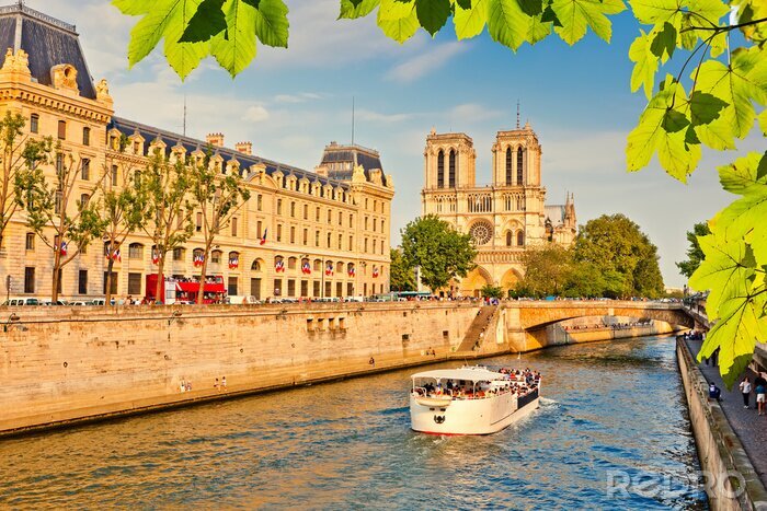 Fototapete Paris Seine und Natur
