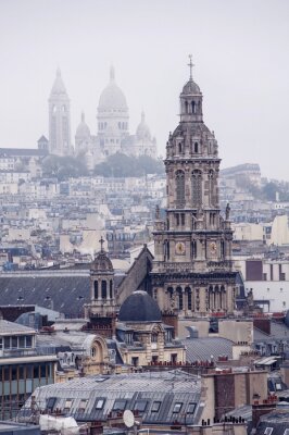 Fototapete Paris und Pfarrkirche La Trinité