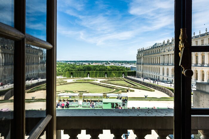 Fototapete Paris und Schloss Versailles