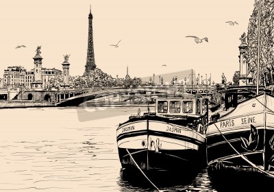 Fototapete Paris Vintage
