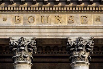 Fototapete Pariser Börse