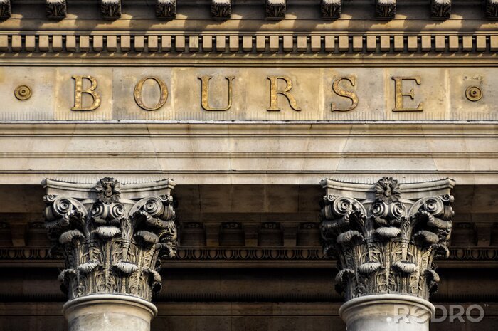 Fototapete Pariser Börse