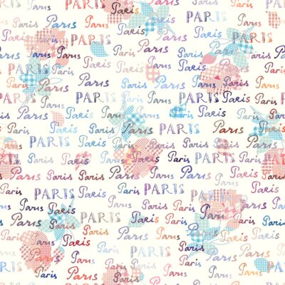 Fototapete Pariser Collage