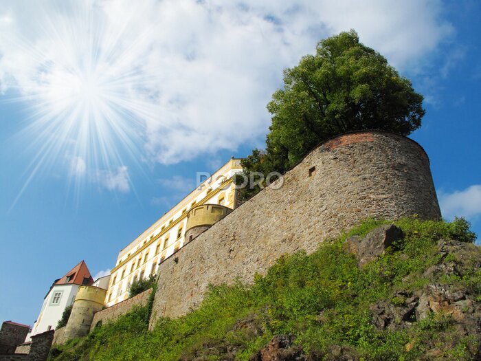 Fototapete Passau Castle in Bayern, Deutschland