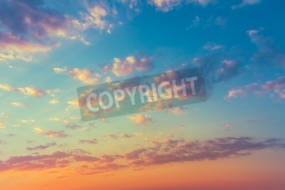 Fototapete Pastell-Farbtöne des Himmels