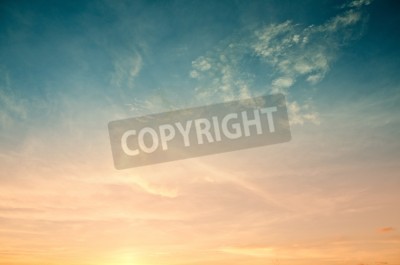 Fototapete Pastell-Farbton des Himmels