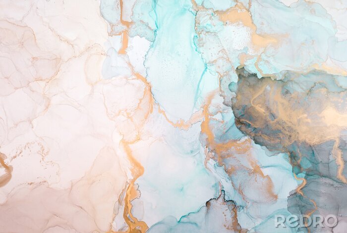 Fototapete Pastell Marmorwolken