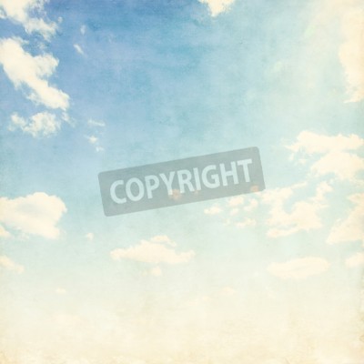 Fototapete Pastellton von Himmel und Wolken