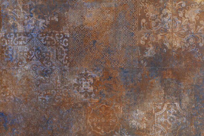 Fototapete Patchwork geometrisches Mosaik