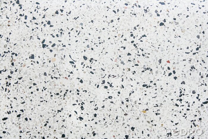 Fototapete Patterns of multicolor terrazzo floor texture ,Black ,gray or white background