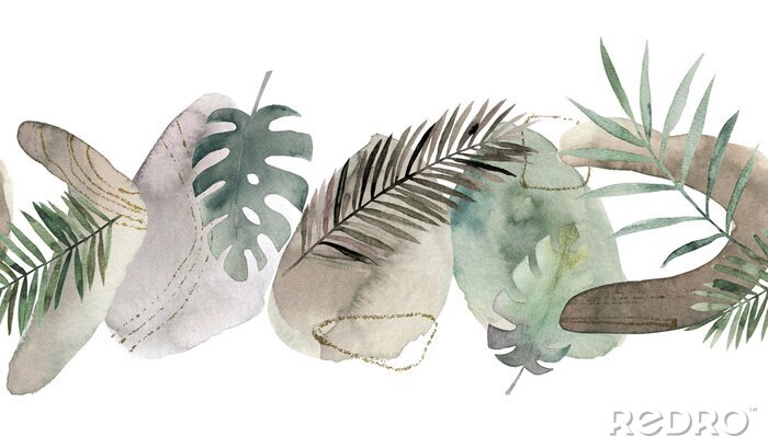 Fototapete Pflanzen nach skandinavischer Art