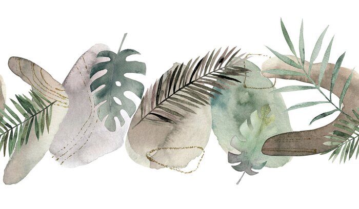 Fototapete Pflanzen nach skandinavischer Art