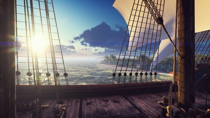 Fototapete Piratenschiff 3d