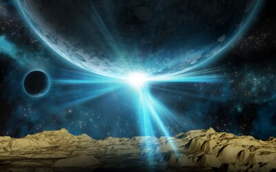 Fototapete Planeten 3D