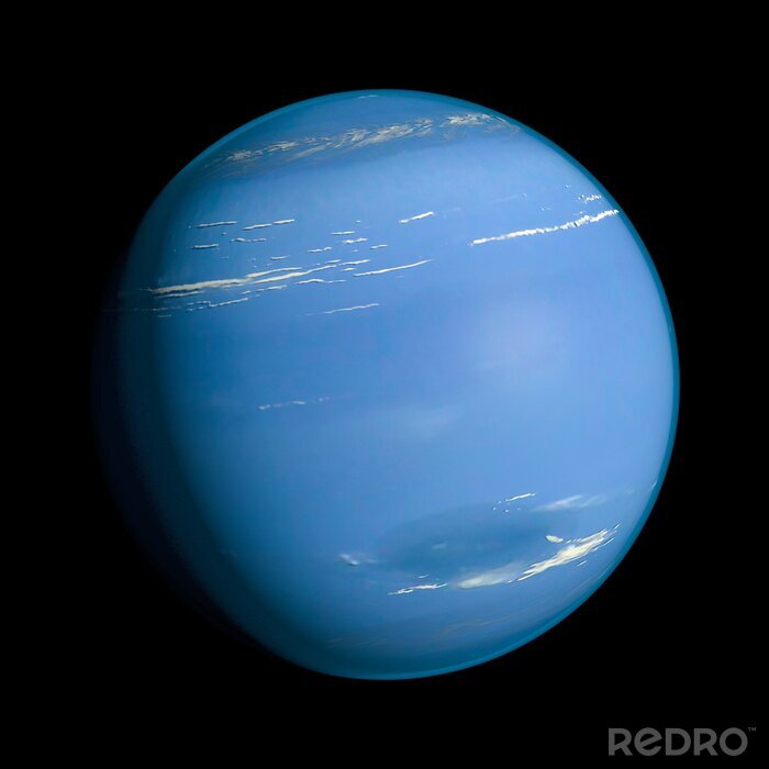 Fototapete Planeten des Sonnensystems blauer Neptun