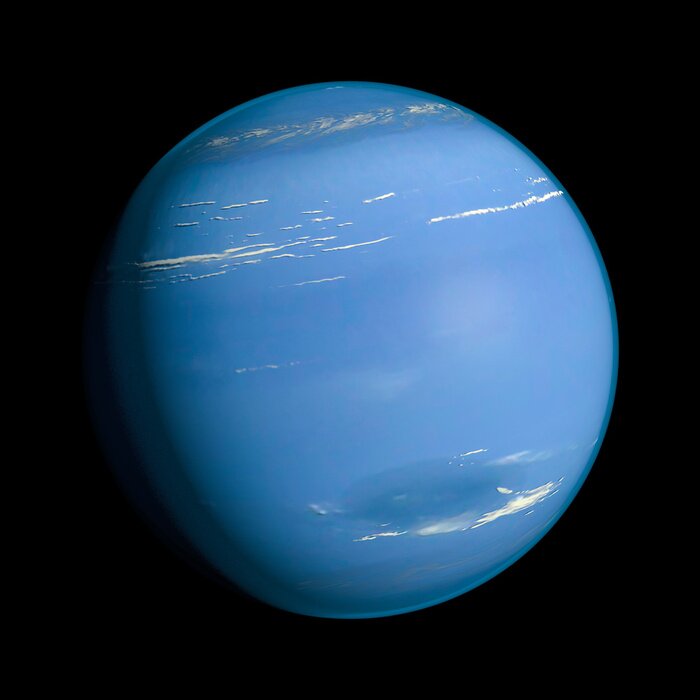 Fototapete Planeten des Sonnensystems blauer Neptun