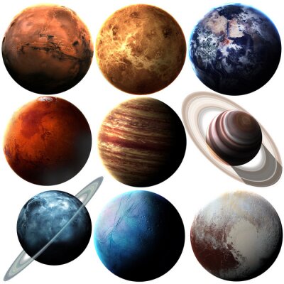 Planeten Sonnensystem realistische Grafiken