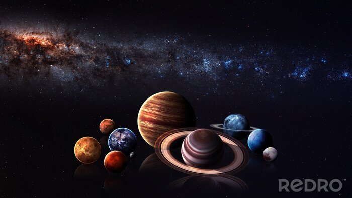 Fototapete Planeten von Sonnensystem