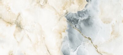 Fototapete Polished onyx marble with high-resolution, emperador marble, natural breccia stone agate surface, modern Italian marble for interior-exterior home decoration tile and ceramic tile surface, wallpaper.