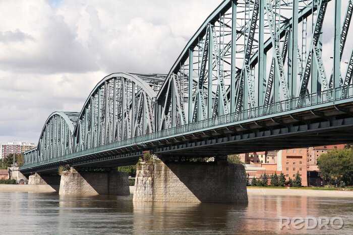 Fototapete Polnische Brücke in Toruń