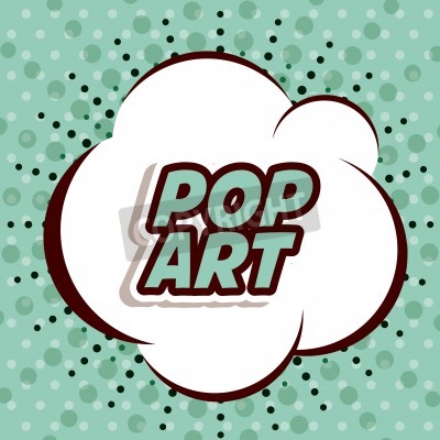 Fototapete Pop-Art-Illustration