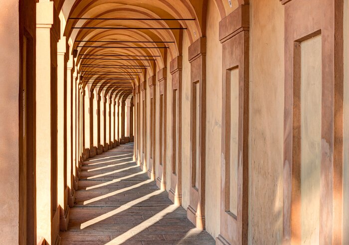 Fototapete Portico di San Luca, Bologna