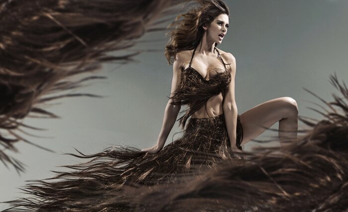 Fototapete Posierende Frau