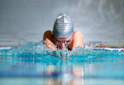 Fototapete Profi-Schwimmen