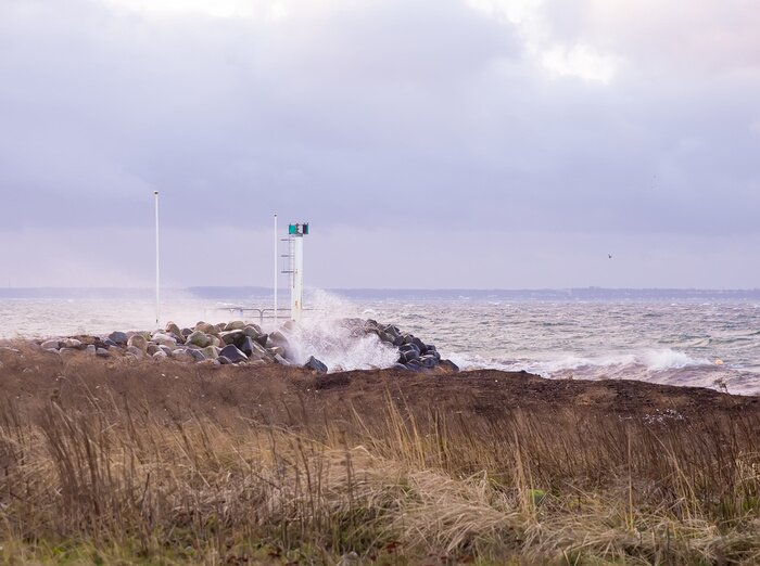 Fototapete Provisorischer Leuchtturm
