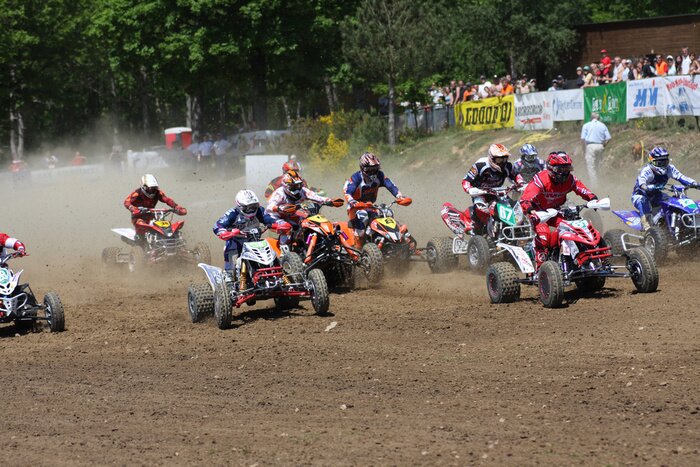 Fototapete Quad-Rennen