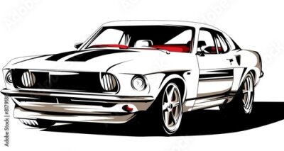 Fototapete RACE CAR II