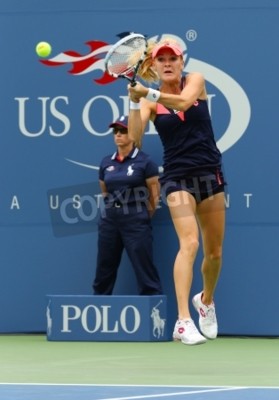 Fototapete Radwańska beim Spielen