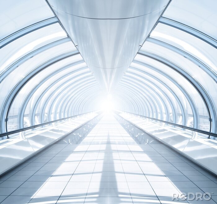 Fototapete Räumliche 3D-Halle