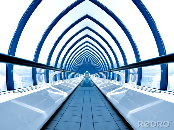 Fototapete Räumliche Bürohalle