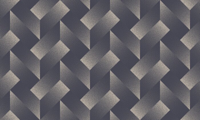 Fototapete Räumliche Geometrie in dunklen Farben