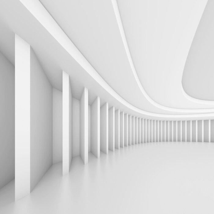 Fototapete Räumliche Grafik Minimal