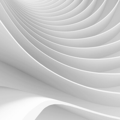 Fototapete Räumliche Wellen