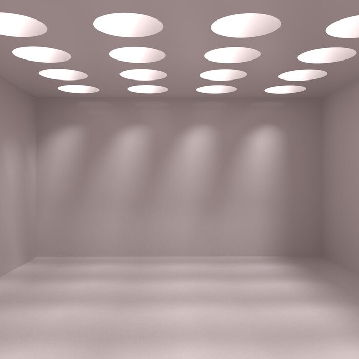 Fototapete Räumlicher Effekt des Würfels