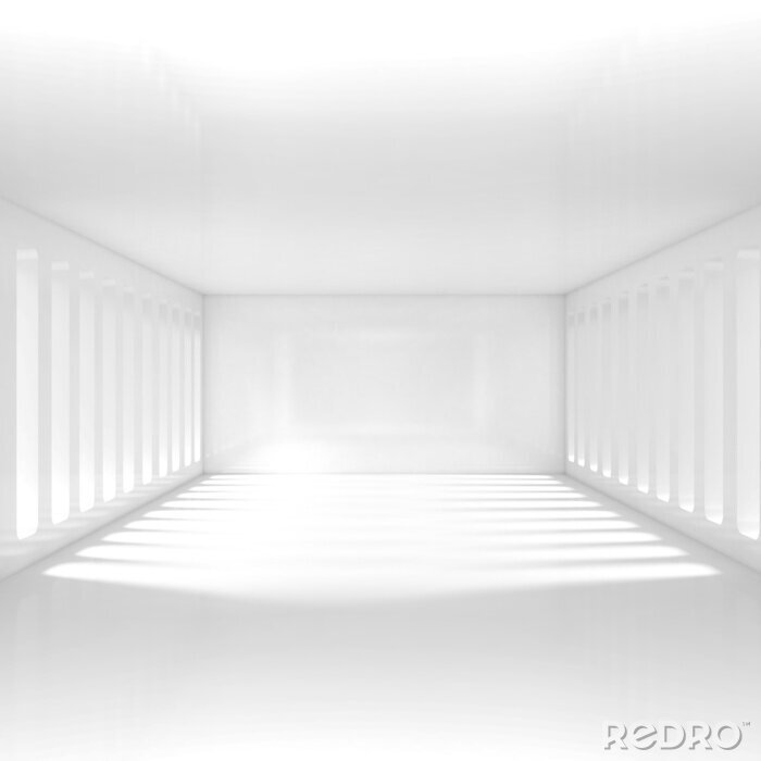 Fototapete Räumlicher Effekt von Licht