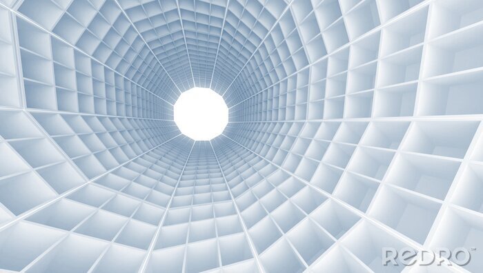 Fototapete Räumlicher Korridor