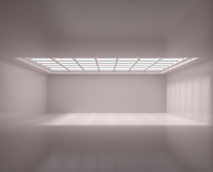 Fototapete Räumliches Lichtspiel