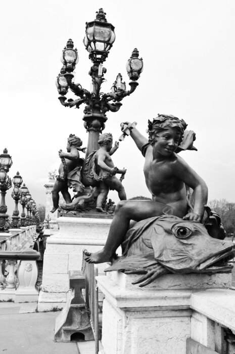 Fototapete Reich verzierte Laterne