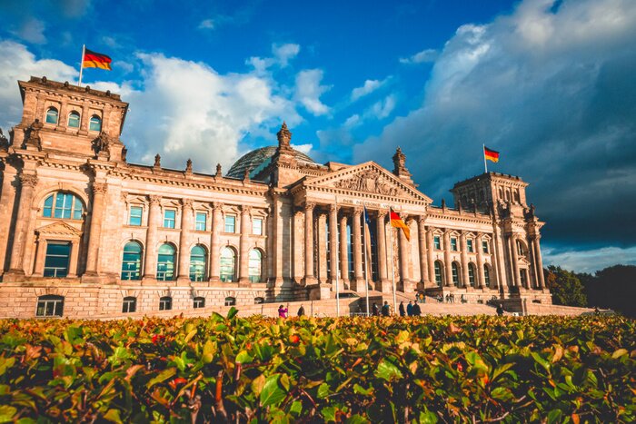 Fototapete Reichstag in Berlin